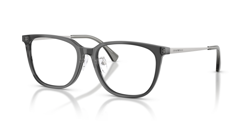 กรอบแว่นสายตา Emporio Armani EA3284D-5029 Shiny Transparent Grey Emporio Armani EA3284D 5029 แว่นสายตาสีเทาโปร่งใสประกาย สำหรับผู้ชาย