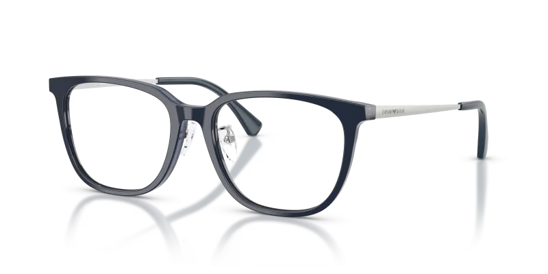 Emporio Armani EA3284D 6256 แว่นสายตาสีน้ำเงินมันวาว/โปร่งใส สำหรับผู้ชาย