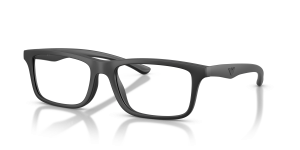 แว่นสายตา Emporio Armani EA3285U-5001 มุมเฉียง สีดำด้าน/รับเบอร์ดำ สำหรับผู้ชาย