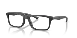 แว่นสายตา Emporio Armani EA3285U-5001 มุมเฉียง สีดำด้าน/รับเบอร์ดำ สำหรับผู้ชาย