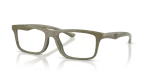 แว่นสายตา Emporio Armani EA3285U-5437 มุมเฉียง น้ำตาลอ่อนมันวาว/ยางสีน้ำตาล สำหรับผู้ชาย