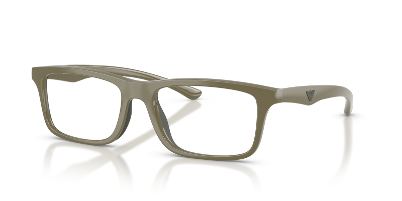 กรอบแว่นสายตา Emporio Armani EA3285U-5437 Shiny Light Brown/Brown Rubber แว่นสายตา Emporio Armani EA3285U-5437 มุมเฉียง น้ำตาลอ่อนมันวาว/ยางสีน้ำตาล สำหรับผู้ชาย