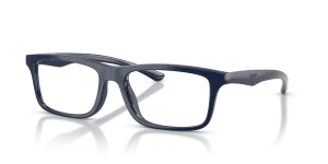 แว่นสายตา Emporio Armani EA3285U-6244 มุมเฉียง น้ำเงินมันวาว/ยางสีน้ำเงิน สำหรับผู้ชาย