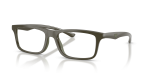แว่นสายตา Emporio Armani EA3285U-6449 มุมเฉียง เขียวมันวาว/ยางสีเขียว สำหรับผู้ชาย