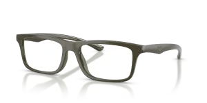 แว่นสายตา Emporio Armani EA3285U-6449 มุมเฉียง เขียวมันวาว/ยางสีเขียว สำหรับผู้ชาย