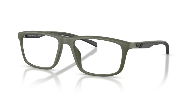 กรอบแว่นสายตา Emporio Armani EA3286U-6184 Matte Green แว่นสายตา Emporio Armani EA3286U-6184 มุมเฉียง สีเขียวด้าน สำหรับผู้ชาย