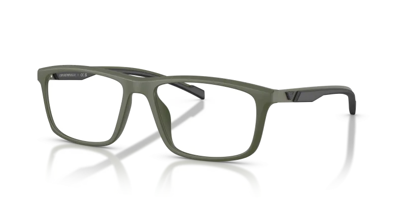 แว่นสายตา Emporio Armani EA3286U-6184 มุมเฉียง สีเขียวด้าน สำหรับผู้ชาย