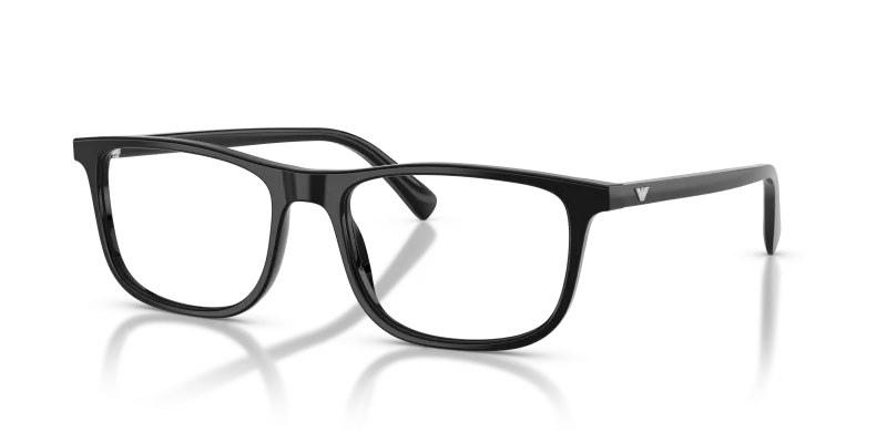 กรอบแว่นสายตา Emporio Armani EA3287F-5017 Shiny Black แว่นสายตา Emporio Armani EA3287F-5017 สีดำประกาย มุมสามส่วนสี่