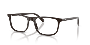 แว่นสายตา Emporio Armani EA3287F-6452 สีน้ำตาลประกาย มุมสามส่วนสี่