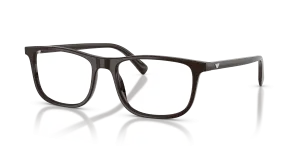 แว่นสายตา Emporio Armani EA3287F-6452 สีน้ำตาลประกาย มุมสามส่วนสี่