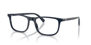 แว่นสายตา Emporio Armani EA3287F-6453 สีน้ำเงินประกาย มุมสามส่วนสี่