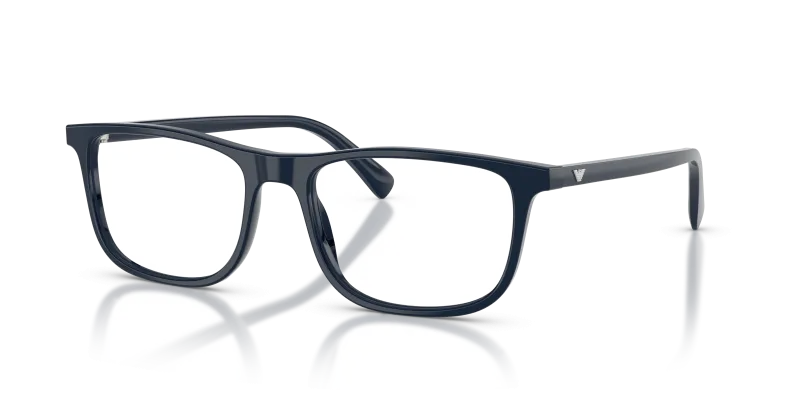 กรอบแว่นสายตา Emporio Armani EA3287F-6453 Shiny Blue แว่นสายตา Emporio Armani EA3287F-6453 สีน้ำเงินประกาย มุมสามส่วนสี่