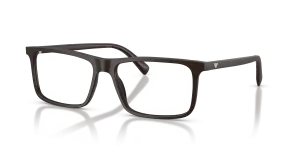 แว่นสายตา Emporio Armani EA3288F-6452 สีน้ำตาลด้าน มุมสามส่วนสี่