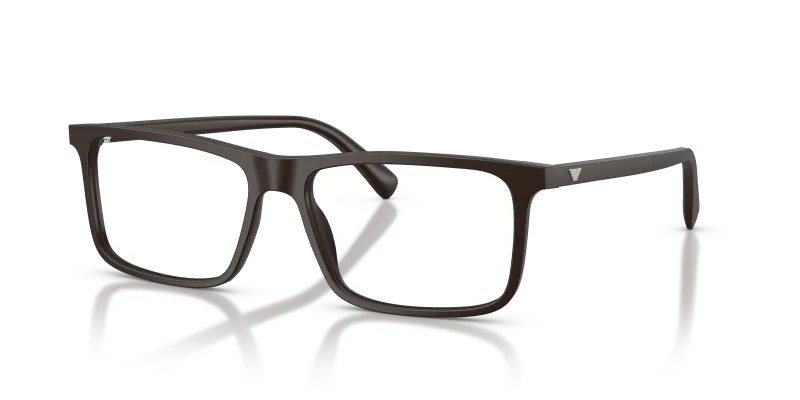แว่นสายตา Emporio Armani EA3288F-6452 สีน้ำตาลด้าน มุมสามส่วนสี่