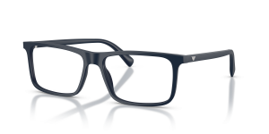 แว่นสายตา Emporio Armani EA3288F-6453 สีน้ำเงินด้าน มุมสามส่วนสี่