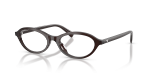แว่นสายตา Emporio Armani EA3289U-6454 สีน้ำตาลโอปอลประกาย มุมสามส่วนสี่