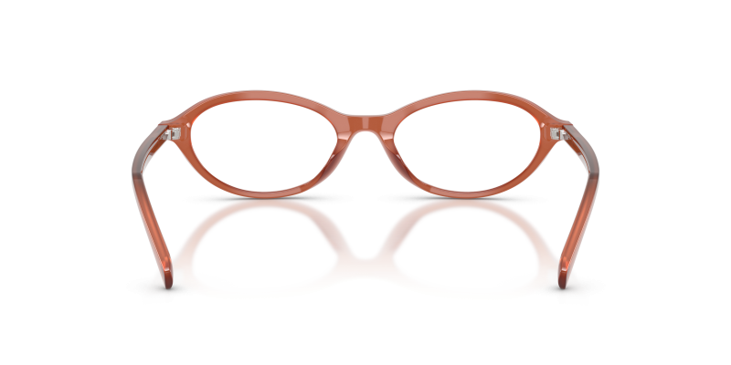 แว่นสายตา Emporio Armani EA3289U-6455 สีน้ำตาลอ่อนโอปอลมันวาว มุมด้านหลัง