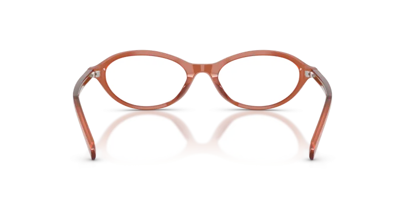 แว่นสายตา Emporio Armani EA3289U-6455 สีน้ำตาลอ่อนโอปอลมันวาว มุมด้านหลัง