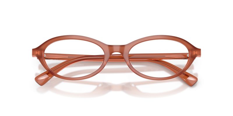แว่นสายตา Emporio Armani EA3289U-6455 สีน้ำตาลอ่อนโอปอลมันวาว ระยะใกล้