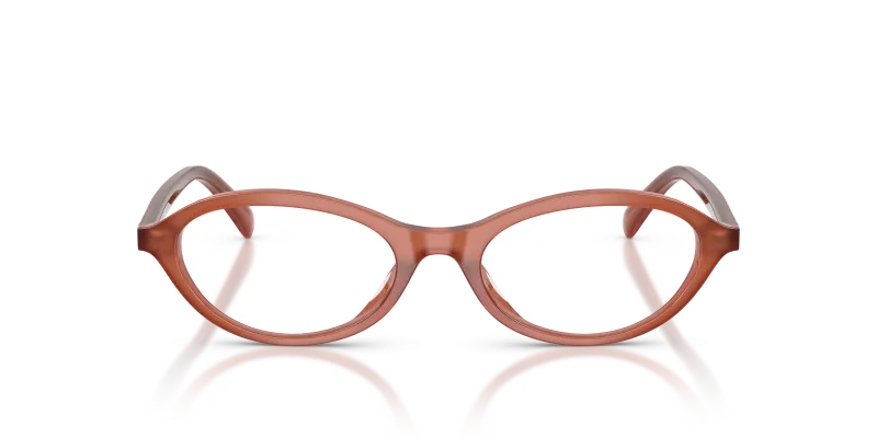 แว่นสายตา Emporio Armani EA3289U-6455 สีน้ำตาลอ่อนโอปอลมันวาว มุมด้านหน้า