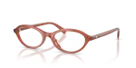 กรอบแว่นสายตา Emporio Armani EA3289U-6455 Shiny Opal Light Brown แว่นสายตา Emporio Armani EA3289U-6455 สีน้ำตาลอ่อนโอปอลมันวาว มุมสามส่วนสี่