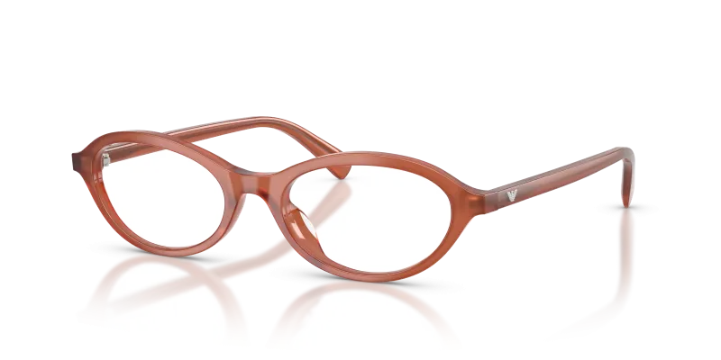 กรอบแว่นสายตา Emporio Armani EA3289U-6455 Shiny Opal Light Brown แว่นสายตา Emporio Armani EA3289U-6455 สีน้ำตาลอ่อนโอปอลมันวาว มุมสามส่วนสี่