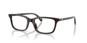 แว่นสายตา Emporio Armani EA3290U-6454 น้ำตาลโอปอลประกาย มุมมองสามส่วนสี่