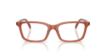 แว่นสายตา Emporio Armani EA3290U-6455 สีน้ำตาลอ่อนโอปอลมันวาว มุมด้านหน้า