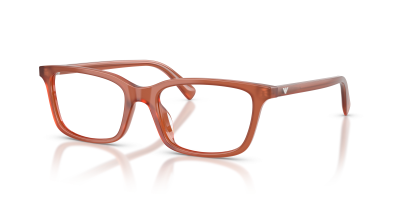 แว่นสายตา Emporio Armani EA3290U-6455 สีน้ำตาลอ่อนโอปอลมันวาว มุมสามส่วนสี่