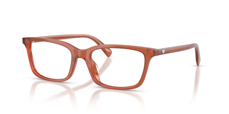 กรอบแว่นสายตา Emporio Armani EA3290U-6455 Shiny Opal Light Brown แว่นสายตา Emporio Armani EA3290U-6455 สีน้ำตาลอ่อนโอปอลมันวาว มุมสามส่วนสี่