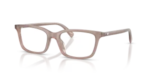 แว่นสายตา Emporio Armani EA3290U-6456 สีโอปอลทุนดราแวววาว มุมสามส่วนสี่