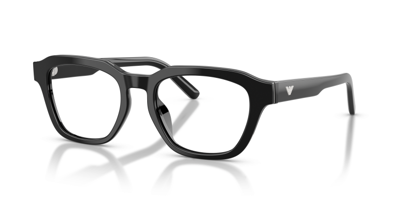 กรอบแว่นสายตา Emporio Armani EA3291U-5017 Shiny Black แว่นสายตา Emporio Armani EA3291U-5017 ดำประกาย มุมสามส่วนสี่