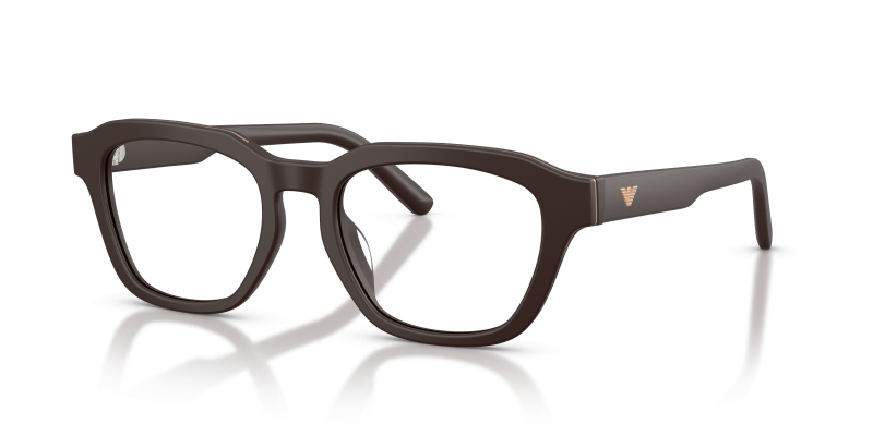 กรอบแว่นสายตา Emporio Armani EA3291U-6458 Matte Brown แว่นสายตา Emporio Armani EA3291U-6458 น้ำตาลด้าน มุมสามส่วนสี่