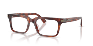 แว่นสายตา Emporio Armani EA3293U-6034 สีแดงฮาวานาเงา มุมสามส่วนสี่