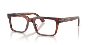 แว่นสายตา Emporio Armani EA3293U-6034 สีแดงฮาวานาเงา มุมสามส่วนสี่