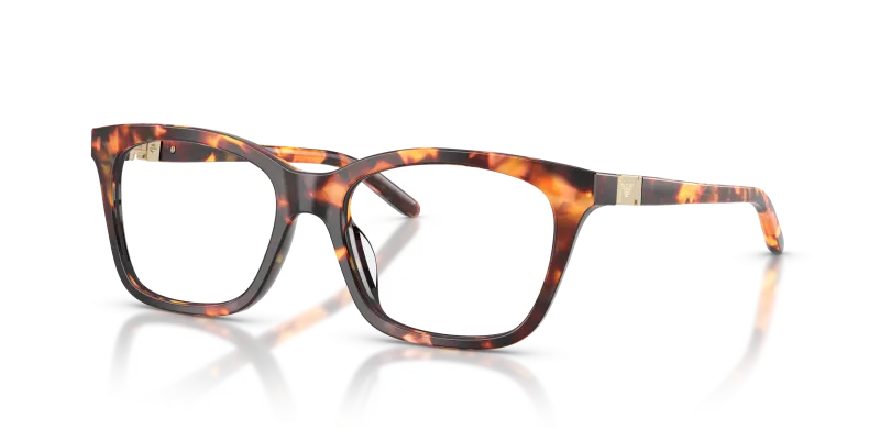 กรอบแว่นสายตา Emporio Armani EA3294U-6462 Shiny Havana Yellow แว่นสายตา Emporio Armani EA3294U-6462 มุมเฉียง สีเหลือง ฮาวานาเงา สำหรับผู้หญิง