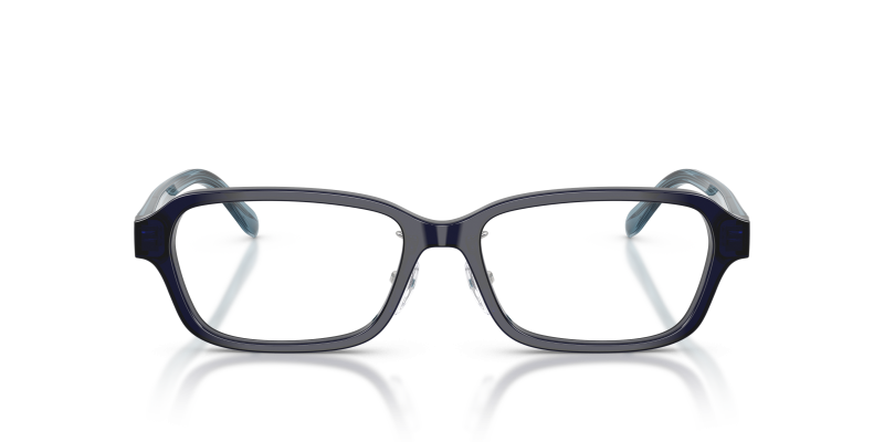 แว่นสายตา Emporio Armani EA3295D-5358 สีน้ำเงินโปร่งใสประกาย มุมด้านหน้า