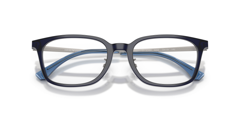 แว่นสายตา Emporio Armani EA3296D-5358 สีน้ำเงินโปร่งใสประกาย ระยะใกล้
