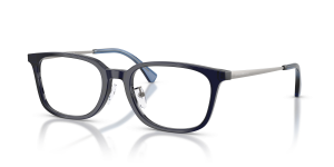 แว่นสายตา Emporio Armani EA3296D-5358 สีน้ำเงินโปร่งใสประกาย มุมสามส่วนสี่