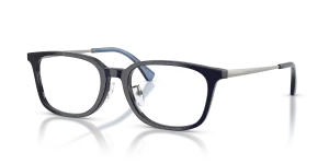 แว่นสายตา Emporio Armani EA3296D-5358 สีน้ำเงินโปร่งใสประกาย มุมสามส่วนสี่