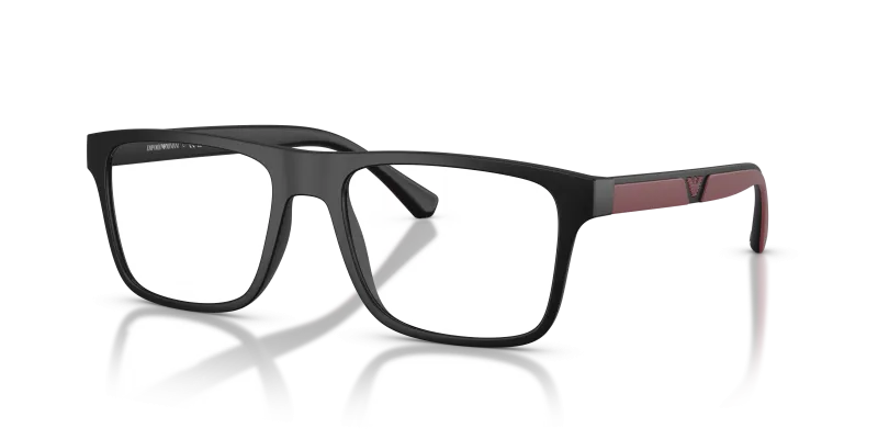 แว่นสายตา Emporio Armani EA4115V-5042 มุมเฉียง สีดำด้าน สำหรับผู้ชาย