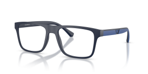 แว่นสายตา Emporio Armani EA4115V-5759 มุมเฉียง สีน้ำเงินด้าน/Bluette สำหรับผู้ชาย
