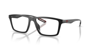 แว่นสายตา Emporio Armani EA4189V-5017 มุมเฉียง สีดำประกาย/แดง สำหรับผู้ชาย