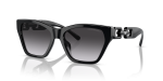 Emporio Armani EA4203U 50178G แว่นกันแดดทรงตาแมวดำเงา สำหรับผู้หญิง