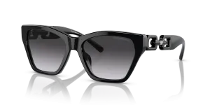 Emporio Armani EA4203U 50178G แว่นกันแดดทรงตาแมวดำเงา สำหรับผู้หญิง