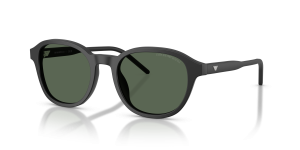แว่นกันแดด Emporio Armani EA4247U-500171 ดำด้าน เลนส์เขียวเข้ม มุมสามส่วนสี่