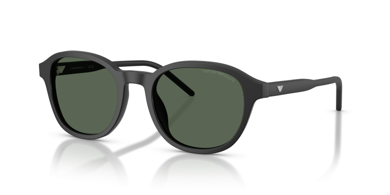 แว่นกันแดด Emporio Armani EA4247U-500171 Matte Black Dark Green แว่นกันแดด Emporio Armani EA4247U-500171 ดำด้าน เลนส์เขียวเข้ม มุมสามส่วนสี่