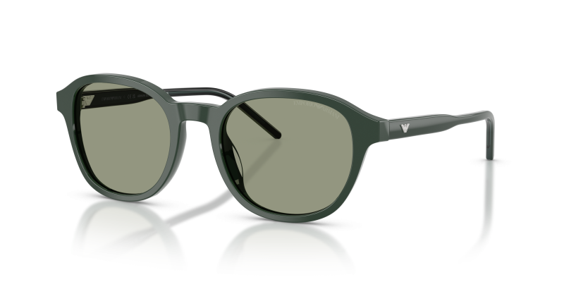 แว่นกันแดด Emporio Armani EA4247U 6257/2 Shiny Green Green Emporio Armani EA4247U 6257/2 แว่นกันแดดทรงแฟนทอสเขียวประกาย สำหรับผู้ชาย