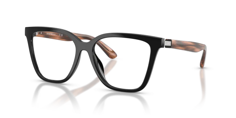 แว่นกันแดด Emporio Armani EA4254U-62661W Shiny Black Clear Emporio Armani EA4254U 62661W แว่นกันแดดสีดำประกาย สำหรับผู้หญิง