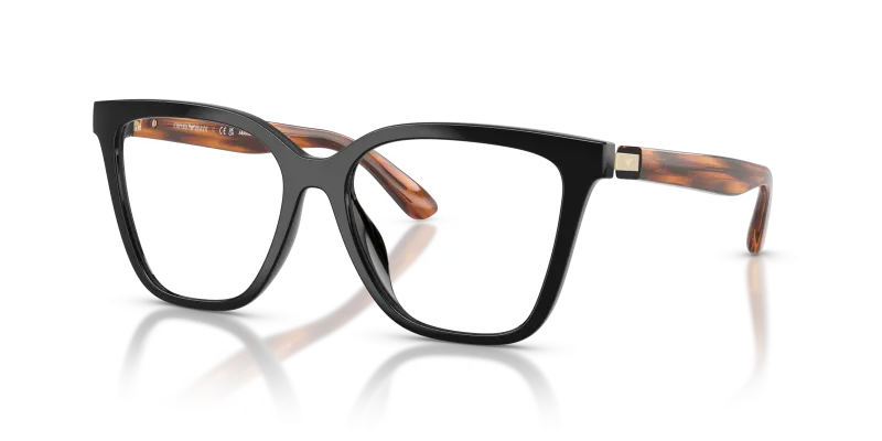 แว่นกันแดด Emporio Armani EA4254U-62681W Shiny Black Clear Emporio Armani EA4254U 62681W แว่นกันแดดสีดำประกาย สำหรับผู้หญิง